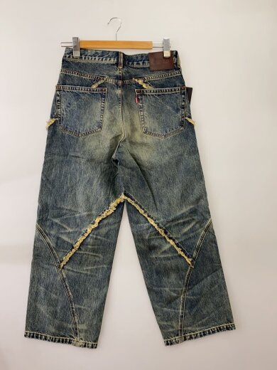 商品画像：Curve Switching Baggy Denim/ボトム/S/コットン/IDG// 2