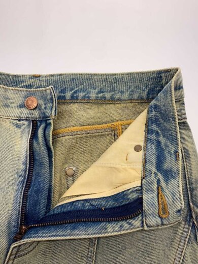 商品画像：Cross Leather Patch Baggy/ボトム/S/コットン/IDG// 3