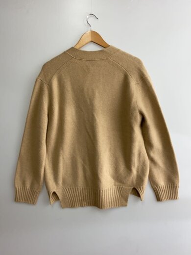 商品画像：カーディガン(厚手)/1/カシミア/ベージュ/6515-106-0487// 2