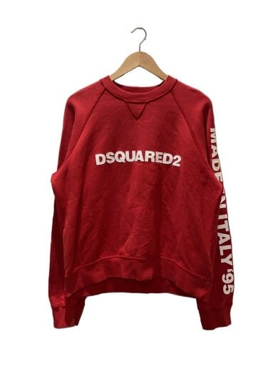 商品画像：フロントラバーロゴ/スウェット/S/コットン/RED/S75GU0219 1