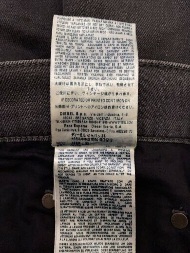 商品画像：JIFER/スリムテーパードパンツ/32/デニム/GRY/084JS 7