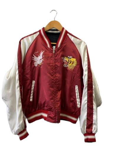 HUMBER/スカジャン/--/ナイロン/RED