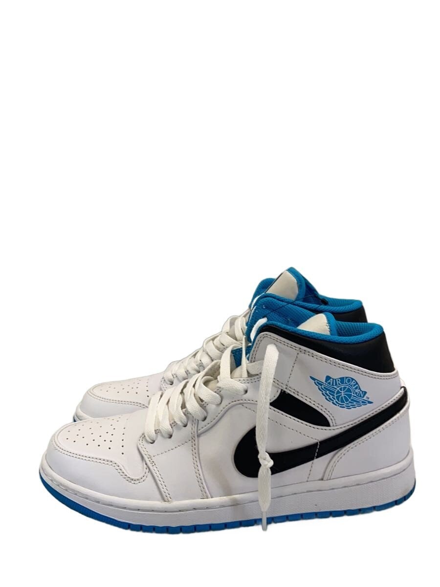 NIKE / AIR JORDAN 1 MID_エアジョーダン 1 ミッド/26cm/WHT/ホワイト/レザー