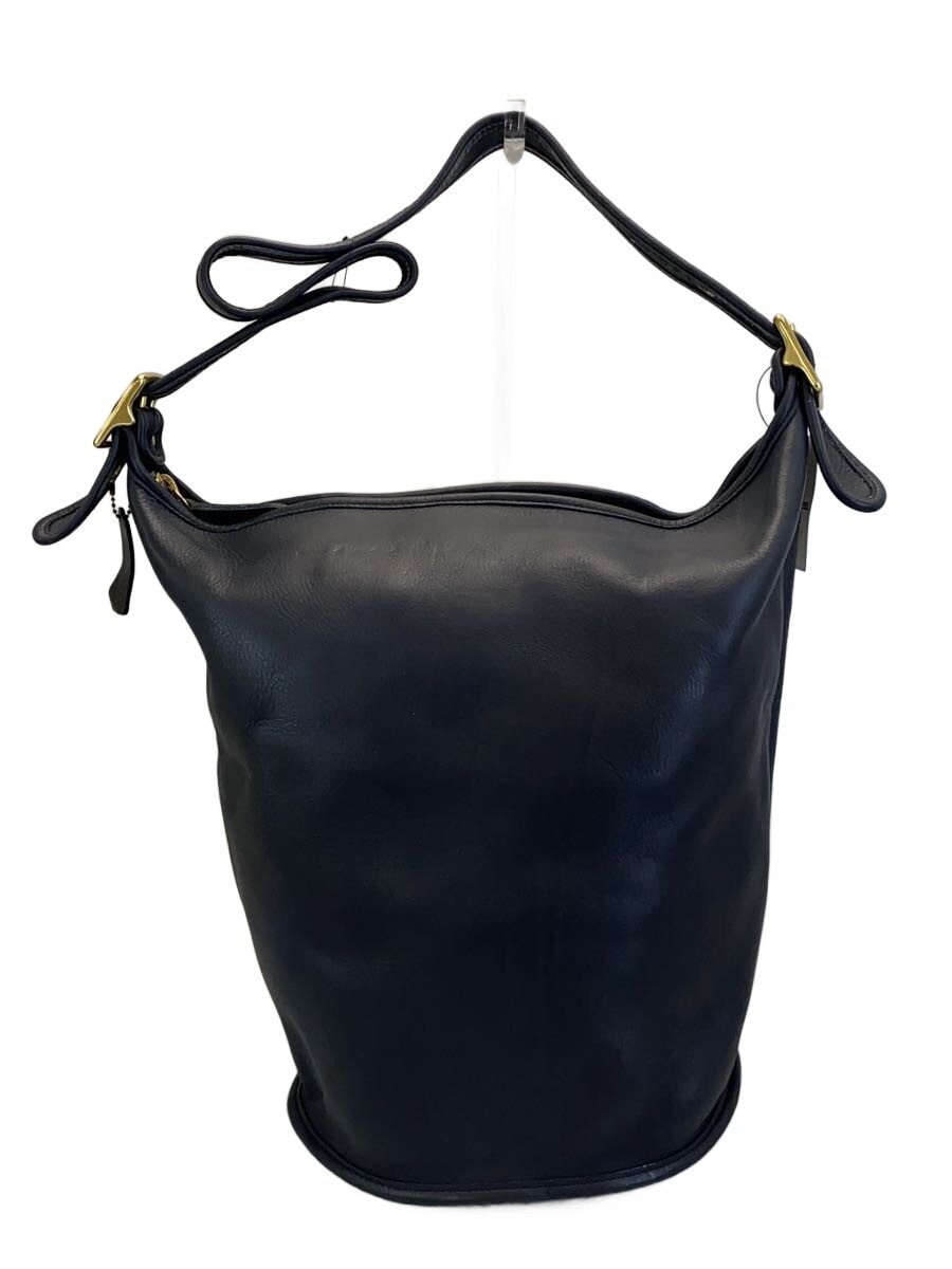 COACH / コーチ/ショルダーバッグ/レザー/BLK/無地/9085