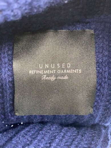 商品画像：アンユーズド/カーディガン(厚手)/1/ウール/NVY/無地 3