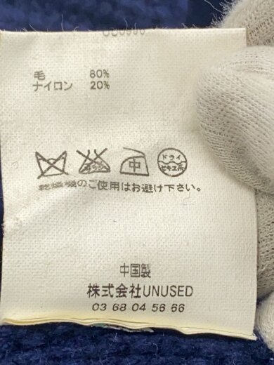 商品画像：アンユーズド/カーディガン(厚手)/1/ウール/NVY/無地 5