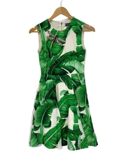 商品画像：ノースリーブワンピース/36/シルク/GRN/F6Y14Z/FSRGZ 1