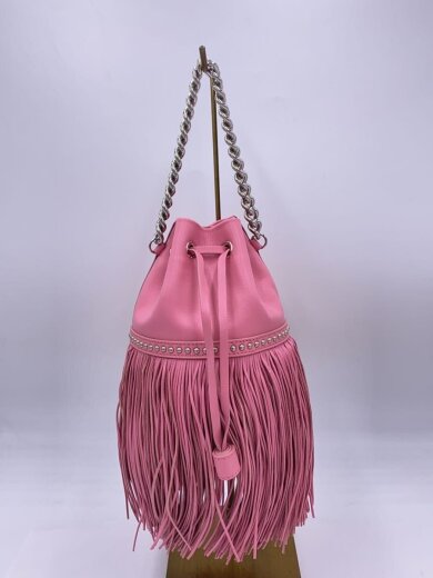 商品画像：ハンドバッグ/レザー/PNK 3