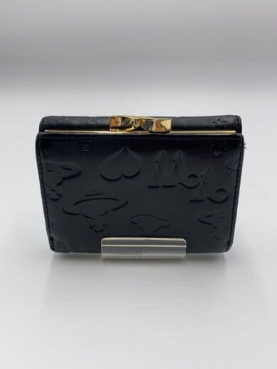 商品画像：3つ折り財布/レザー/BLK/レディース 2
