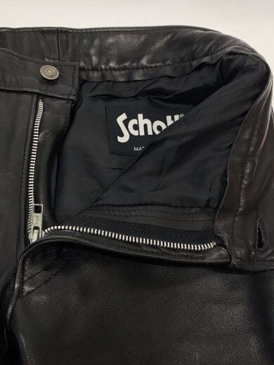 商品画像：ショット/ストレートパンツ/29/レザー/BLK/無地 3