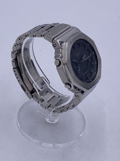 商品画像：ソーラー腕時計_G-SHOCK/デジアナ/ステンレス/BLK/SLV 2