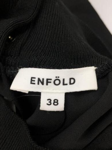 画像：ENFOLD長袖ブラウス/38/300EA230-2550/21AW/PEダブルクロスベストコンビプルオーバー3