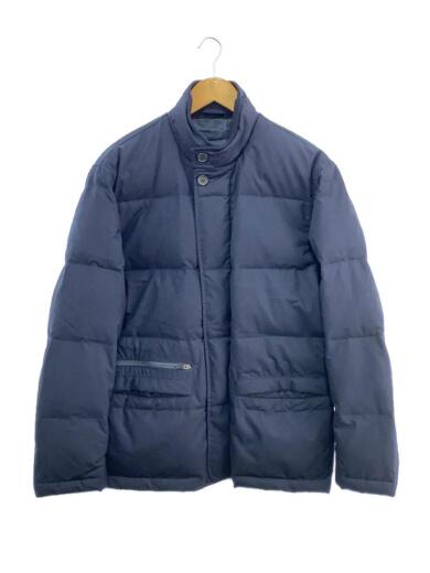 画像：dunhillダウンジャケット/M/ウール/NVY/無地1