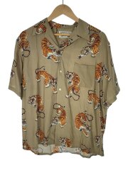 22SS/TIM LEHI S/S HAWAIIAN SHIRT/アロハシャツ/M/レーヨン/CML/総柄