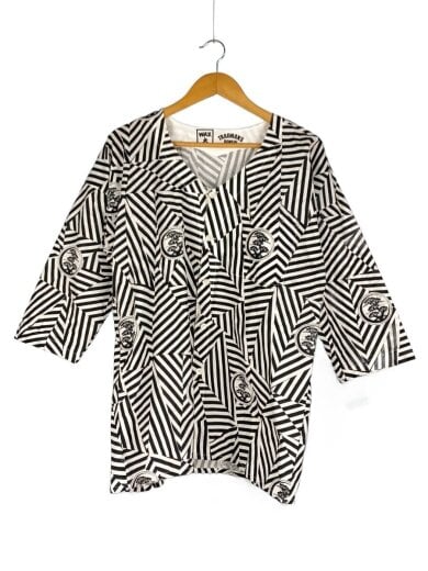 商品画像：tradmans bonsai/鯉口シャツ/長袖シャツ/L/コットン/WHT/総柄 1