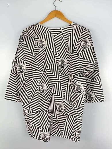 商品画像：tradmans bonsai/鯉口シャツ/長袖シャツ/L/コットン/WHT/総柄 2