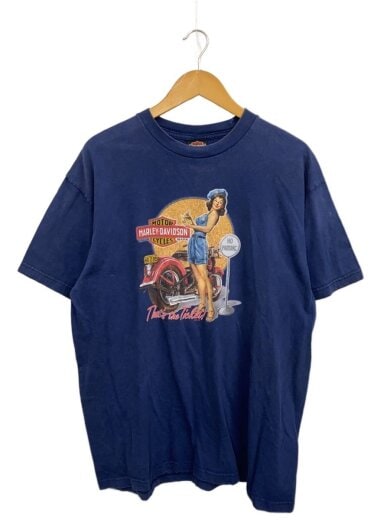 商品画像：Tシャツ/XL/コットン/NVY/プリント 1