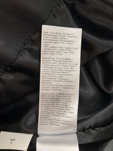 商品画像：レザージャケット・ブルゾン/--/レザー/BLK/01-24-10-25-006 5