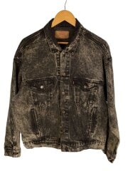 ボタン裏527/Gジャン/デニム/BLK/無地