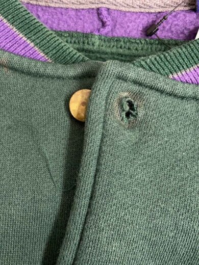 商品画像：スウェットスタジャン/スタジャン/L/コットン/GRN/無地 7