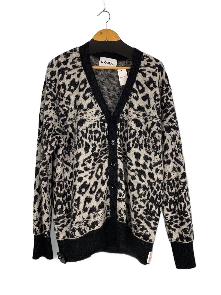 NOMA t.d. / Jungle Mohair Cardigan/カーディガン/4/ナイロン/BLK/アニマル/N36-KN02