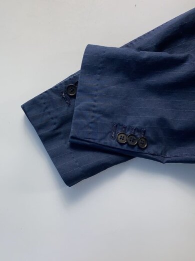 商品画像：テーラードジャケット/ダブルジャケット/イタリア製/コットン/NVY/ストライプ 6