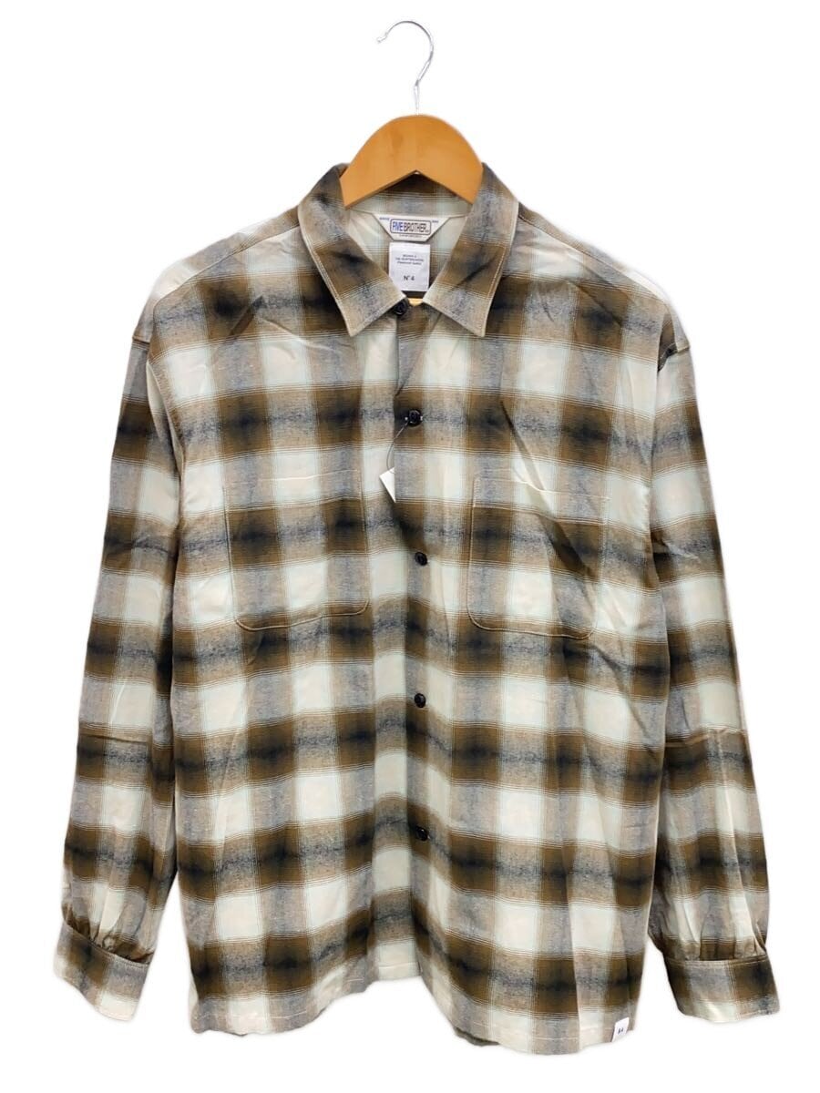 FIVE BROTHER × BEDWIN & THE HEARTBREAKERS / 長袖シャツ/XL/コットン/BRW/オンブレCK