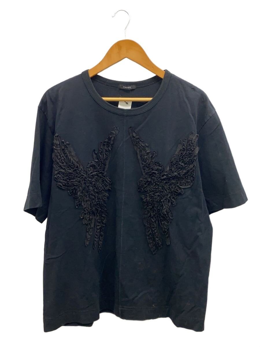 TAAKK / Tシャツ/3/コットン/BLK/TA24AW-JR037