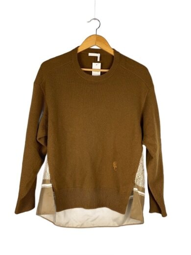 画像：Chloeニット・セーター(厚手)/XS/カシミア/BRW/CHC21SMP975003C9XS1