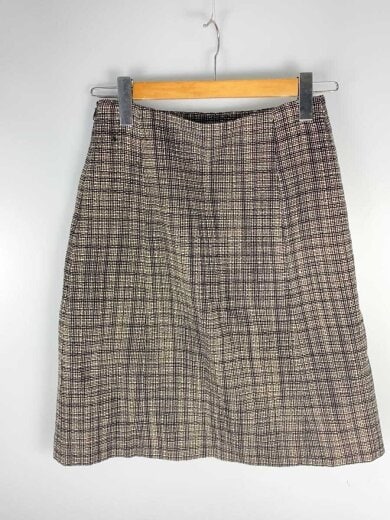 商品画像：スカート/36/ウール/BLK/チェック/8H21301A1106 2