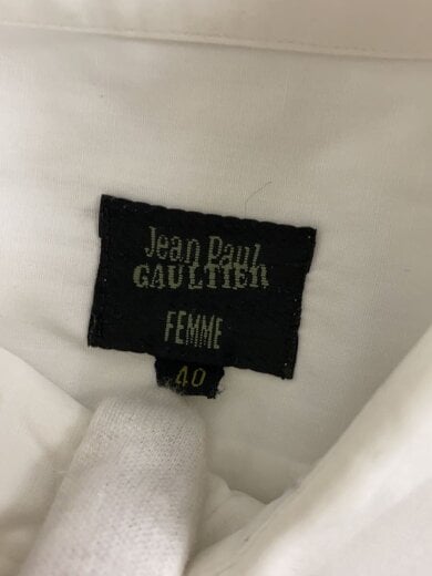 商品画像：長袖シャツ/40/コットン/WHT/無地 3