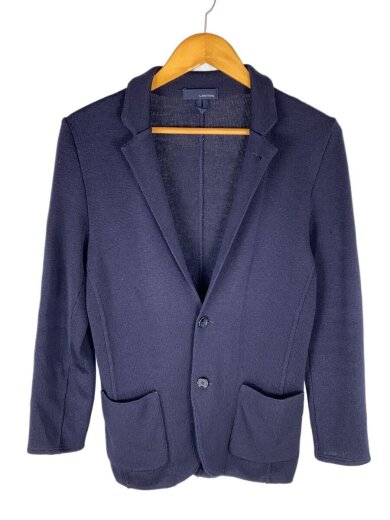 商品画像：テーラードジャケット/S/ウール/NVY/無地 1