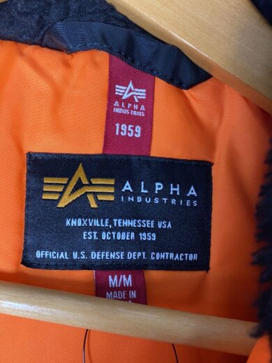 商品画像：N-3B/コート/M/ナイロン/BLK/ファー 3