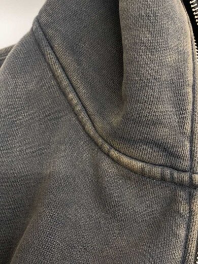 商品画像：ジップパーカー/M/--/BLK/ES2106 7