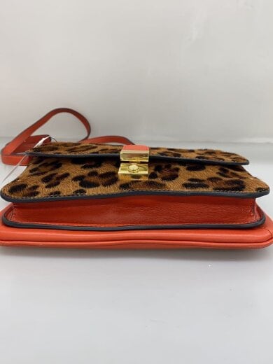 商品画像：ショルダーバッグ/ハラコ/ORN/レオパード/ジップ錆び有 4