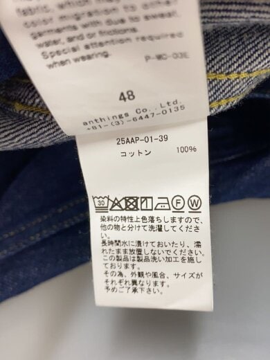 商品画像：No.213 Denim Jacket/デニム/Gジャン/48/コットン/IDG/無地/25aap-01-39 5