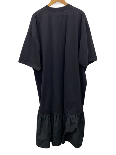 商品画像：半袖ワンピース/--/コットン/BLK/無地 2