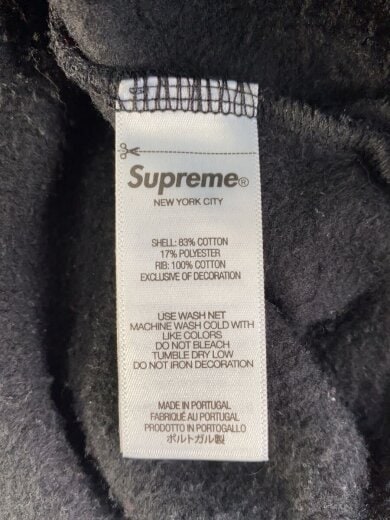 商品画像：25aw/crest applique half zip pullover/スウェット/M/コットン/BLK 5