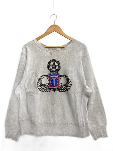 商品画像：80s/トリコタグ/USA製/REVERSE WEAVE/AIRBORNE/スウェット/M/コットン/GRY// 1