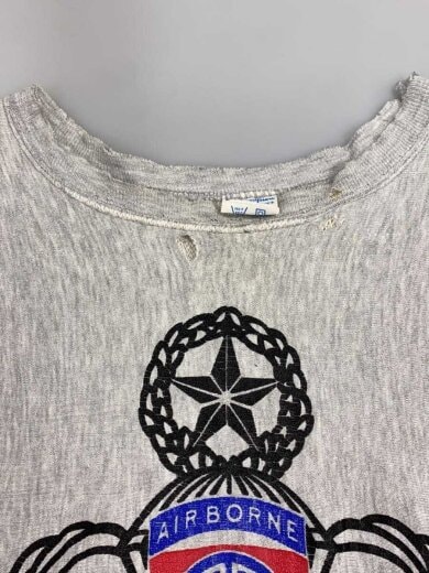 商品画像：80s/トリコタグ/USA製/REVERSE WEAVE/AIRBORNE/スウェット/M/コットン/GRY// 5