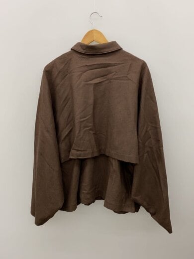 商品画像：wool flannel wide shirt/長袖シャツ/1/ウール/BRW/wn08-sh212082 2