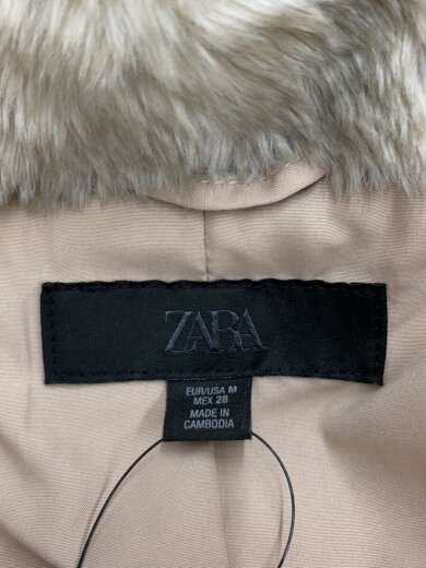 商品画像：フェイクファーショートコート/M/ポリエステル/BEG/6318/279/706 3