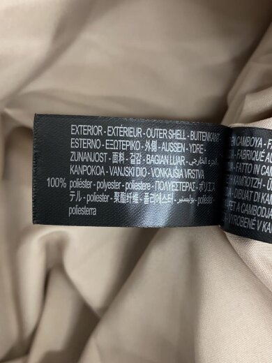 商品画像：フェイクファーショートコート/M/ポリエステル/BEG/6318/279/706 4