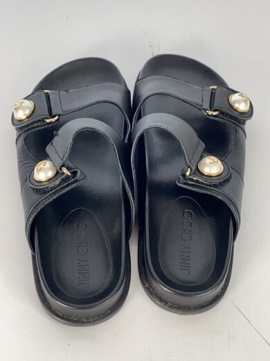 商品画像：FAYENCE SANDAL/サンダル/37/BLK/レザー/J00016141737/パール傷 3
