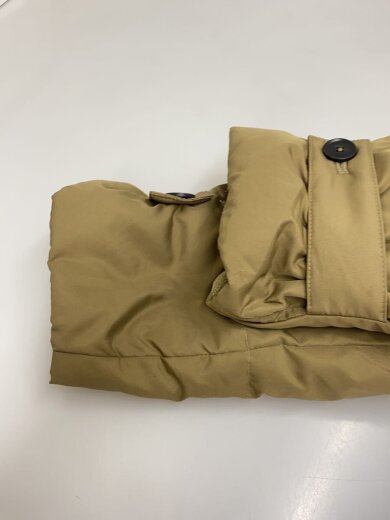 商品画像：ロングダウンジャケット/S/ポリエステル/BEG/無地/CS-738799 5