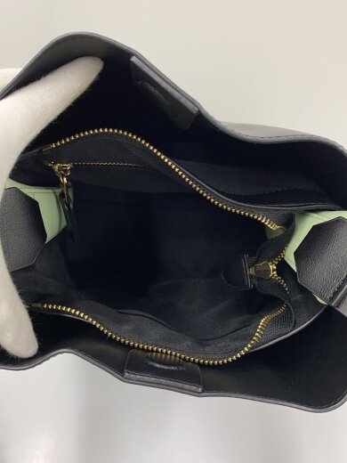 商品画像：サイドジップ/ショルダーバッグ/フェイクレザー/BLK/無地 6