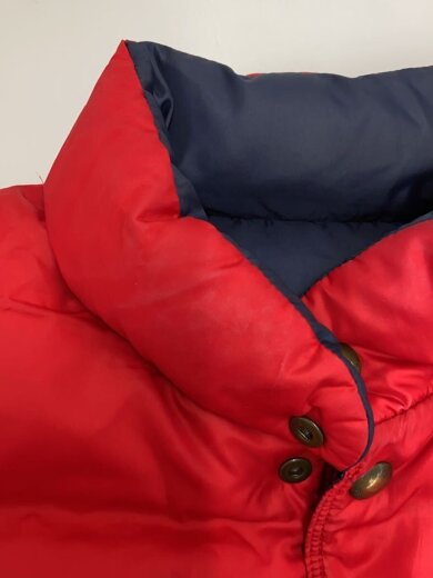 商品画像：リバーシブル/ダウンベスト/M/ポリエステル/RED/無地 6