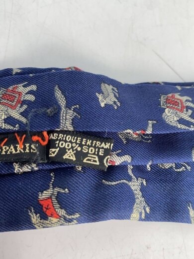 商品画像：アスコットタイ/ネクタイ/シルク/NVY/総柄/メンズ 3