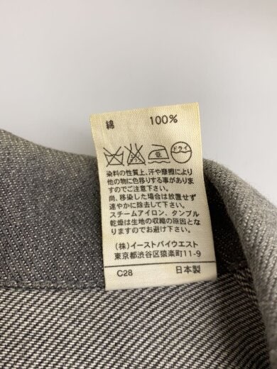 商品画像：ジャケット/2/コットン/GRY/無地// 4