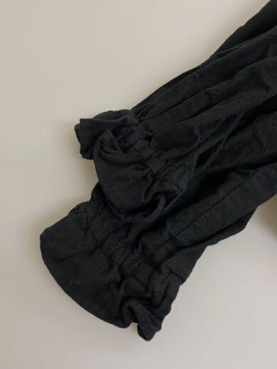 商品画像：長袖ワンピース/--/コットン/BLK/無地// 5